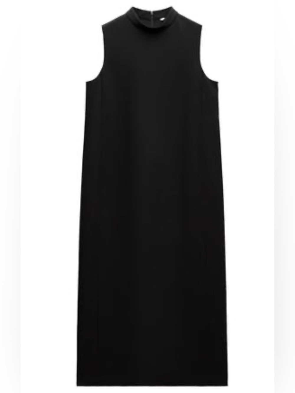 ZARA Women's Sleeveless Black High-Neck Long Top Size M REF-8215/778/800